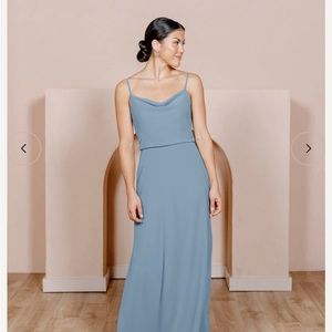Revelry Skye French Blue Chiffon